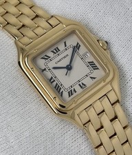Cartier Panthere Solid 18ct Yellow Gold Large 29mm Gents Watch 2026 Service 1060
