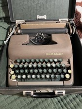 Vintage Smith-Corona Silent Portable Manual Typewriter Brown thumbnail