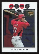 2008 Topps Chrome Joey Votto RC Rookie #196 Card. rookie card picture