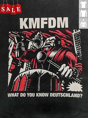Hot KMFDM Catch the Virus Rock Band  Gift For Friends Black S-235XL Shirt  SS196