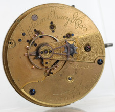 WALTHAM APPLETON TRACY 18s 15j POCKET WATCH MOVEMENT 1527313 FOR REPAIR CJ