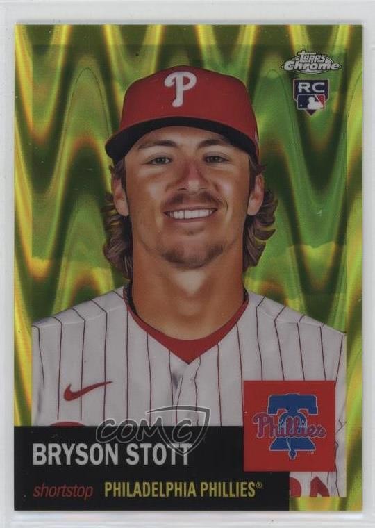 2022 Topps Chrome Platinum Anniversary 92/250 Bryson Stott #79 Rookie RC 0w7