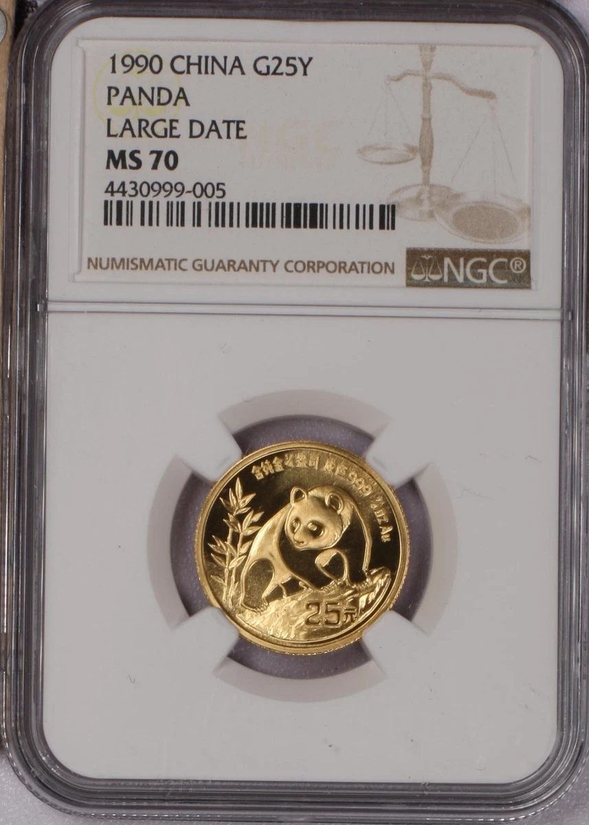 NGC Certified MS 70 Chinese Panda Gold Bullion Coins for sale | eBay