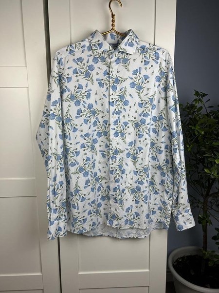 Men Eton Shirt White 40 /L / 48 #3VTL