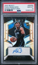 2022 Panini Select Rookie Signatures Paolo Banchero /249 RC AUTO SILVER PSA 10