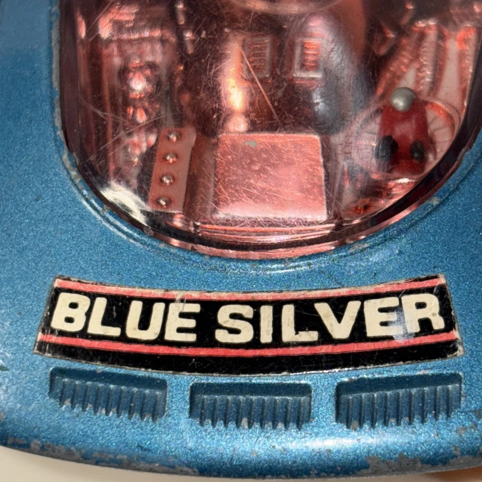 Nave espacial de juguete Shinsei UFO Commander 7 "Blue Silver" de colección. Foto 4 de 4