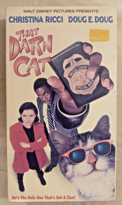 1997 THAT DARN CAT Christina Ricci VHS Tape,