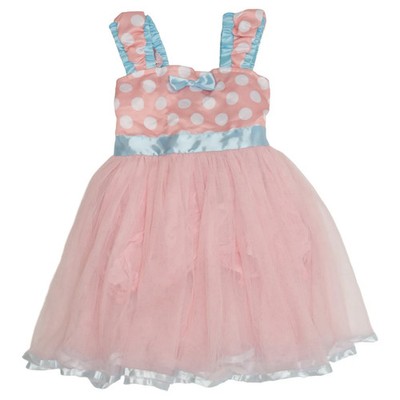 Ibtom Castle, Blumenkinderkleid, Größe: 100, Pink/Blau/Weiß #wxj