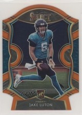 2020 Panini Select Concourse Orange Prizm Die-Cut Jake Luton #98 0b67