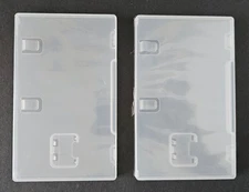 Genuine Nintendo Switch Clear Empty Replacement Game Case Lot of Two (2)