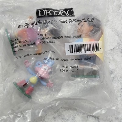Deco Pac Cake Topper Dora And Friends Rosie Posie Diego Boots Sealed in Bag