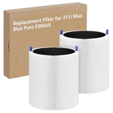 2 Pack 311i Max Replacement Filter Compatible with Blueair Blue Pure 311i Max...