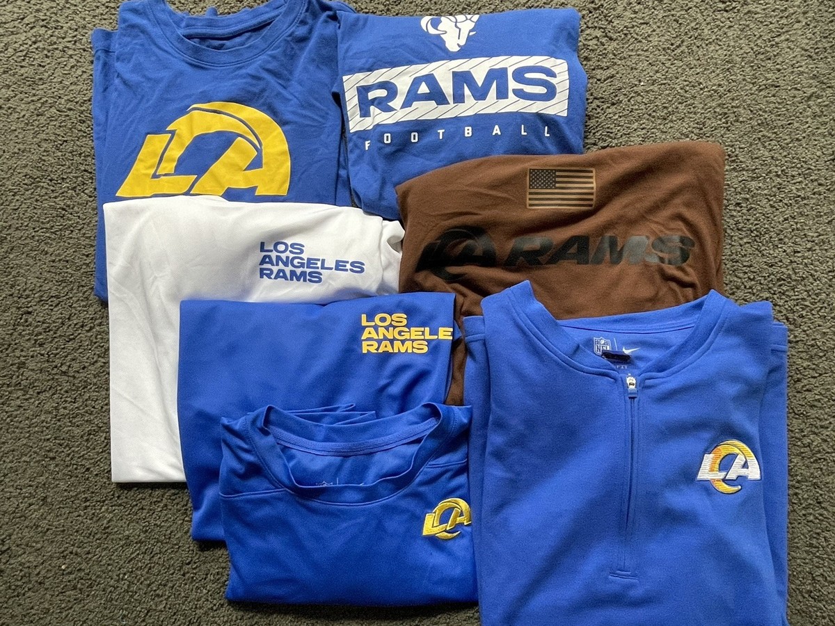 Rams Team Los Angeles Rams Apparel Lot Of GAME USED NIKE