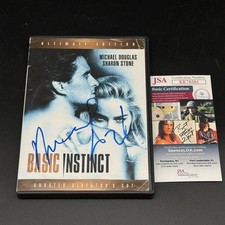 Michael Douglas Signed Basic Instinct DVD Cover - JSA Certified Autograph - COA