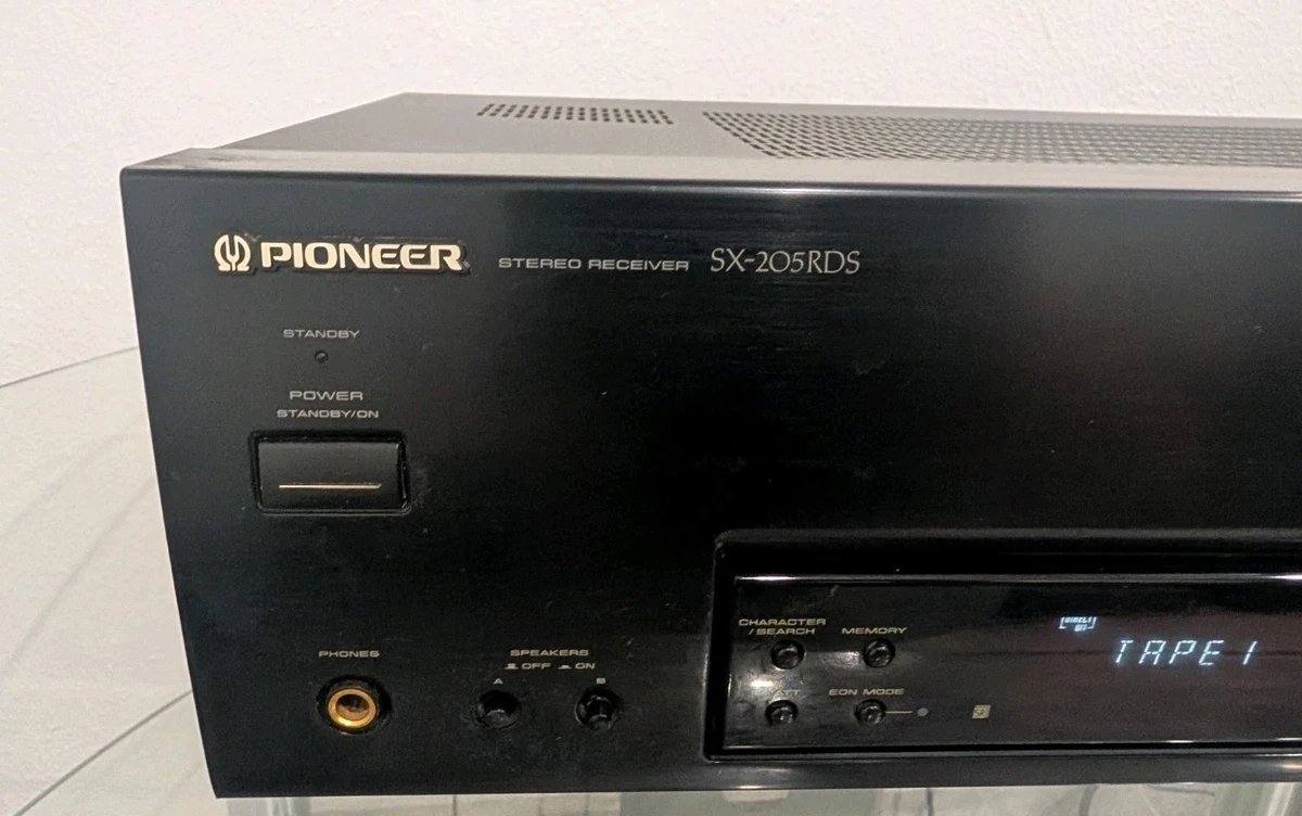 Pioneer SX-205RDS Stereo Receiver HiFi Verstärker Phono RDS +Anleitung 