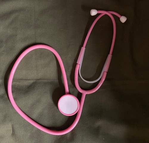 Kinder Stethoskop, echtes funktionierendes Stethoskop für Kinder, Verkleiden, Cosplay rosa - Bild 1 von 3