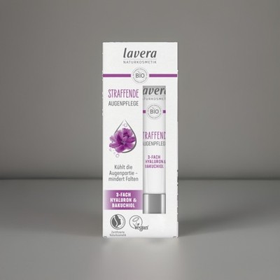 Lavera Straffende Augenpflege, 3-fach Hyaluron & Bakuchiol, 15 ml, Neu