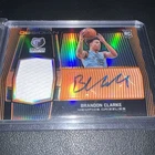 2019-20 Panini Obsidian Electric Etch Orange #225 Brandon Clarke Auto Jersey /50