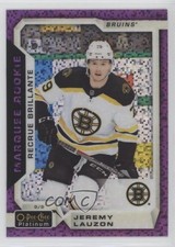 2018-19 O-Pee-Chee Platinum Marquee Rookies Violet Pixels Jeremy Lauzon #174 x6g