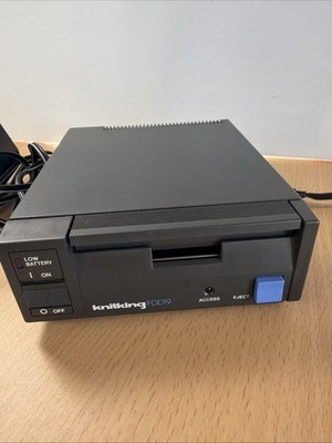 Knitking FDD19 3.5in External Floppy Disk Drive Black DC 6V with powercable