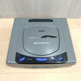 Sega Saturn console Japan Gray bundle with 3 games, 1 controller & cables tested