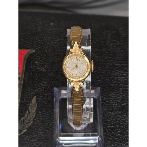 Vintage gold-tone Timex mechanical watch