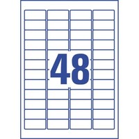 1-10X Avery Zweckform Stark Haftende Papier-Etiketten, 45,7X21,2Mm