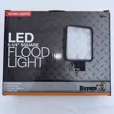 Buyers 1492119 Led Square Clear Flood Light New In Box Buyers 1492119 Led Square Clear Flood Light New In Box
