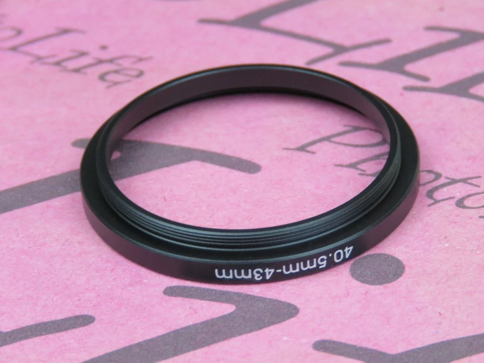 40.5mm to 43mm Stepping Step Up Filter Ring Adapter 40.5mm-43mm - Image 2 of 2