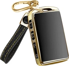 Lucrum Mazda CX5 Key Fob Cover and Keychain - 3, 6, CX-5, CX-9, CX-50- 2019-2025