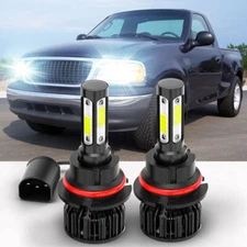 LED For F150 1997-2003 Headlight Kit 9007 HB5 6000K White Bulbs High-Low Beam