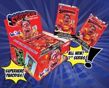 Stupid Heroes Series 1 Lot of 4 Sealed Packs - BRAND NEW - GPK artist Joe Simko