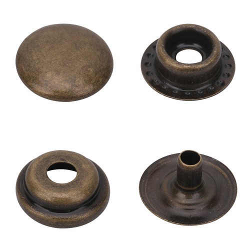 10mm Press Studs Snap Fasteners 4 Part Set for Leather Coats Handbags & Clothing - Picture 9 of 23
