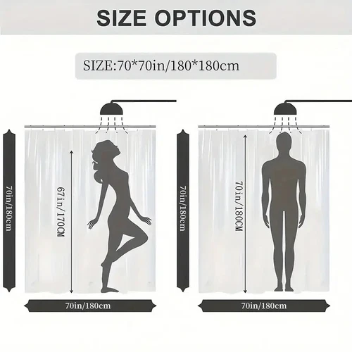 Lio & Stitch Four-Piece Bathroom Set: Shower Curtain, Mat, Toilet Seat Cover