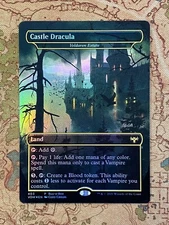 MTG - Castle Dracula Voldaren Estate 403 Buy-a-Box Promo Borderless FOIL NM