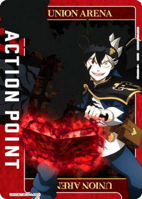 3 アクションポイント　BCV-1-AP01　アスタ　ブラクロ　ユニオンアリーナ Union Arena Card Black Clover Asta Action Point AP Japanese UA20BT