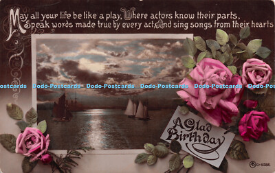 R245794 A Glad Birthday Aristophot Co Echtfoto 1909