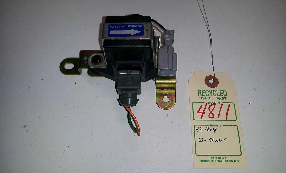 1999 Infiniti QX4 Deceleration G-Sensor OEM 47930 1W300 #4811 - Image 3 of 4