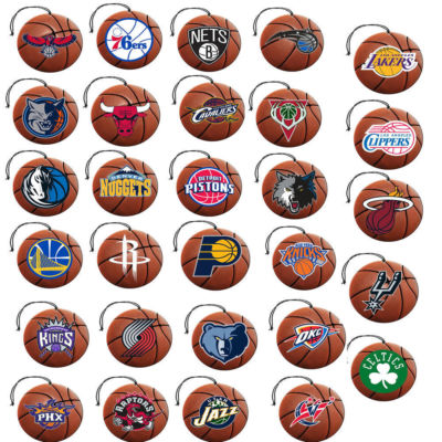 NBA 3 pack Air Freshener Team Logo on Basketball NuCar ProMark Select Team Below