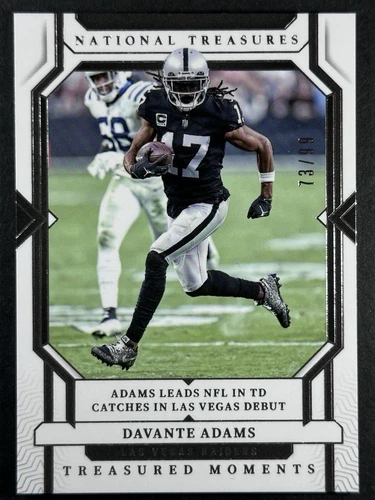 2023 Panini National Treasures Davante Adams #TM-DAS