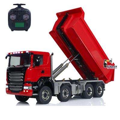 AufLager 1/14RC Hydraulic Full Dump 8x8 Roll on Dumper Differentialsperre Achsen