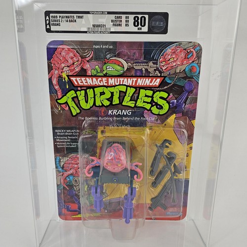 Tmnt 1989 Playmates Krang 14 Back AFA 80 Graded Teenage Mutant Ninja Turtles
