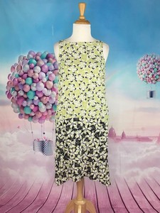 lime green floral dress