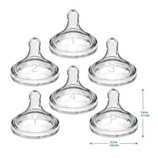 Dr. Brown'S Natural Flow Level 4 Wide-Neck Baby Bottle Silicone Nipple,Fast Flow
