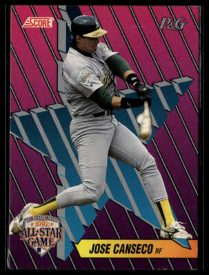 1992 Score Procter & Gamble #8 Jose Canseco