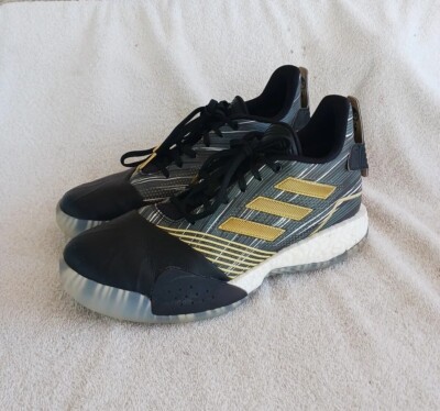 Adidas T-Mac Millennium Black/Gold Low Top Shoes 8