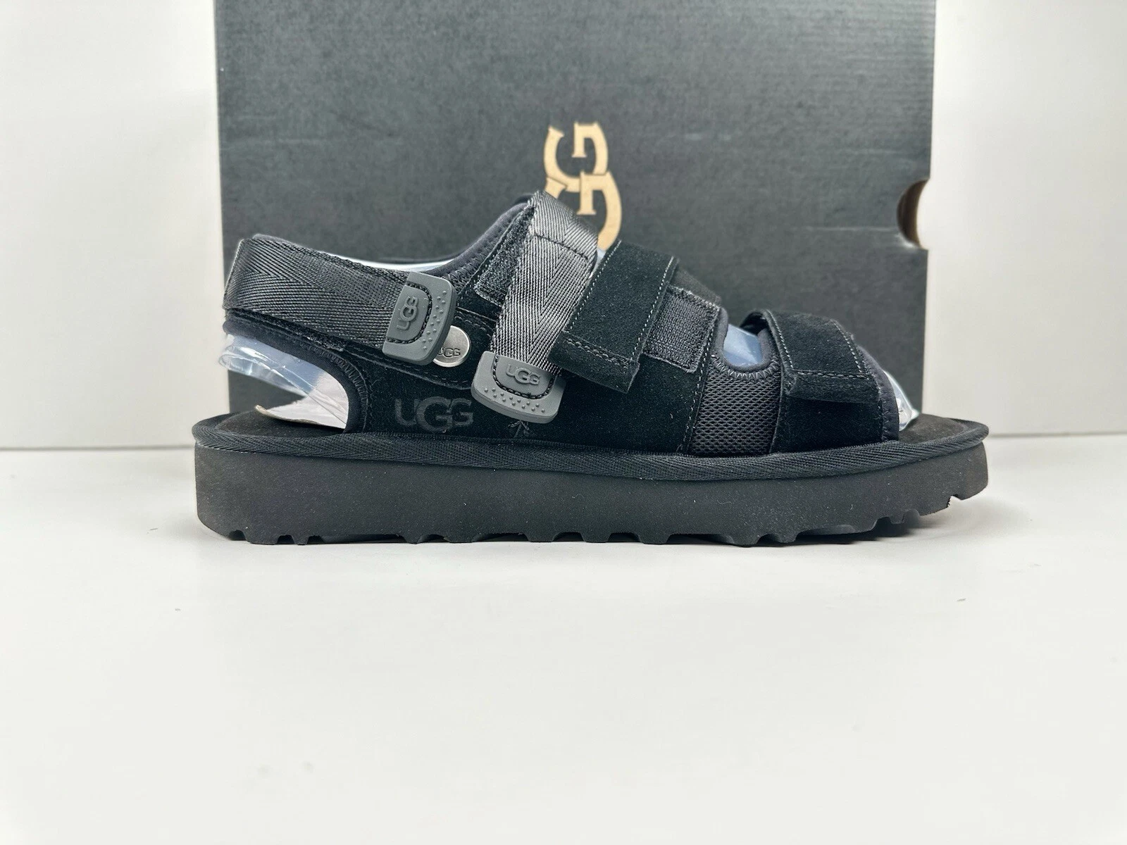 UGG Sandalo Uomo Goldenco Multistrap UK8 Nero