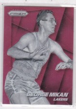 2014-15 Panini Prizm #158 George Mikan Red Prizm 24/49 Minneapolis Lakers
