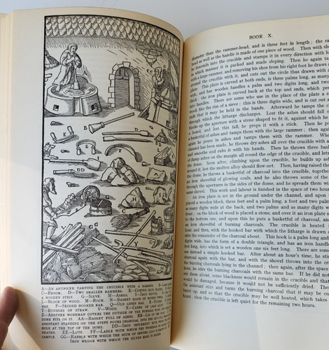 De Re Metallica ~ Herbert Clark Hoover, Special Institute of Mining Edition 1950 - Picture 12 of 13
