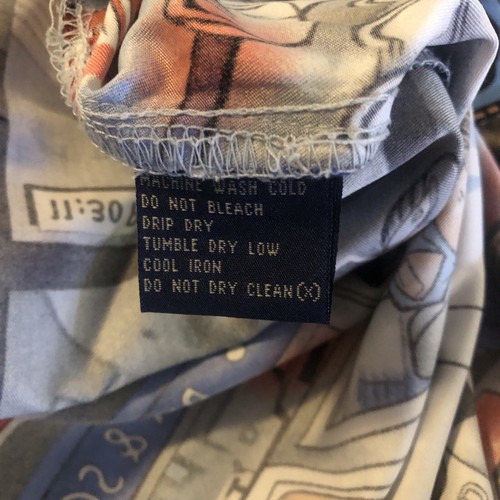 Point Zero Casual Shirt Large Cartoon Print PZ55 Party Shirt Short Sleeve - Picture 8 of 10